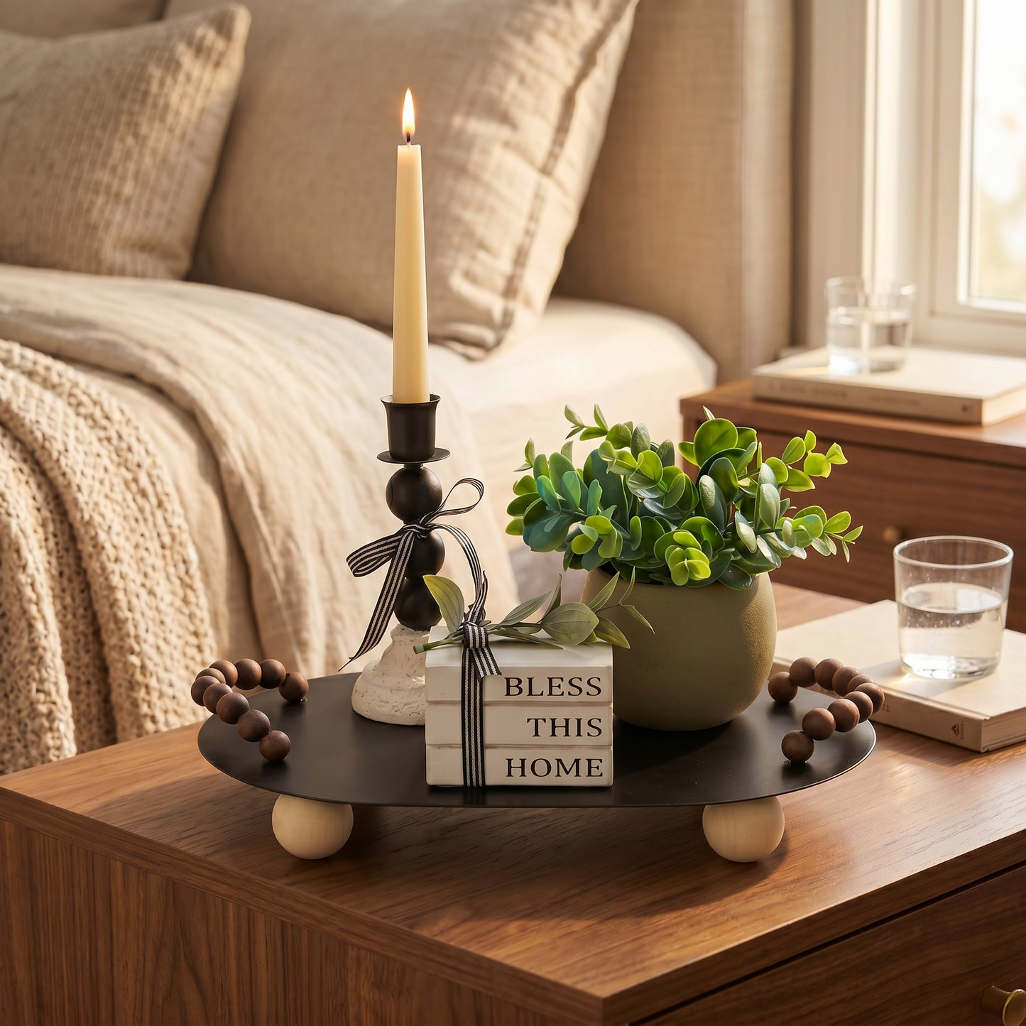Rustic Blessings Decor Tray Set