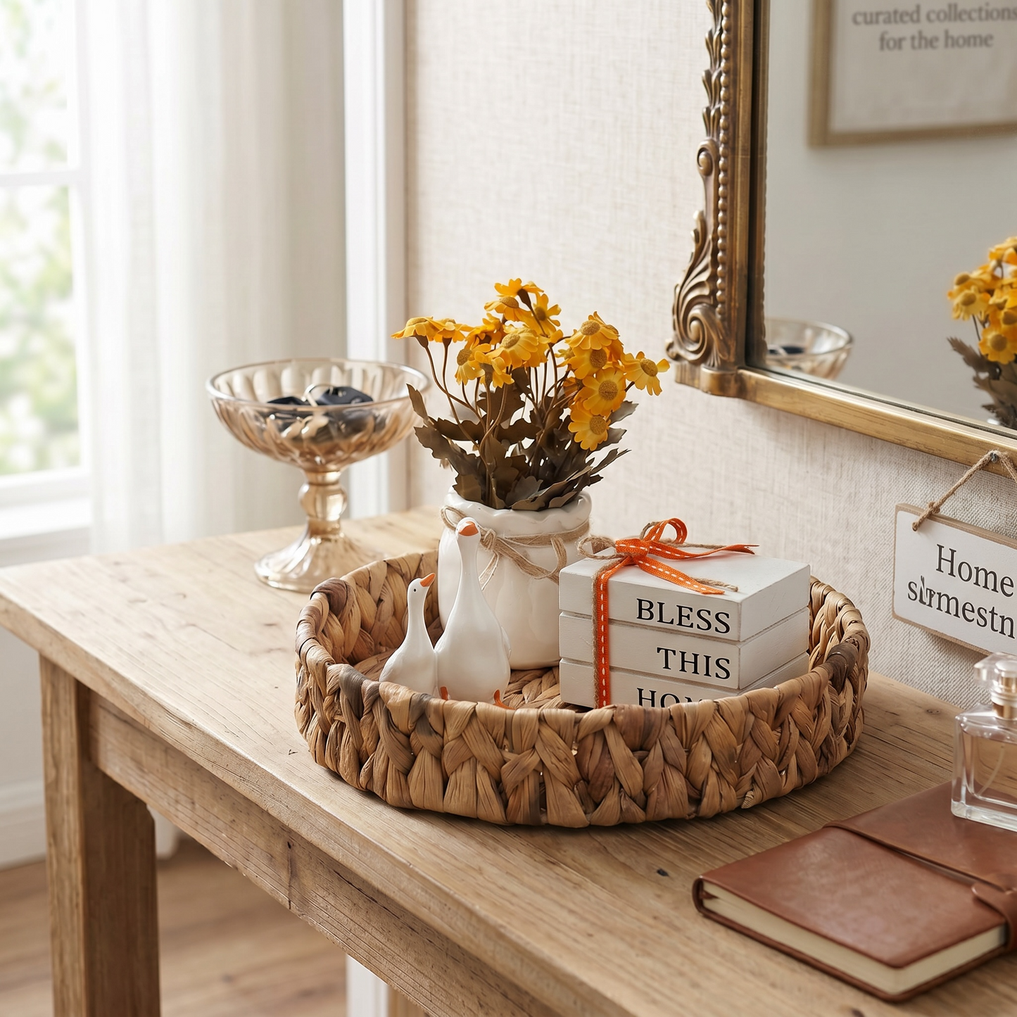 Bless This Home Farmhouse Tray