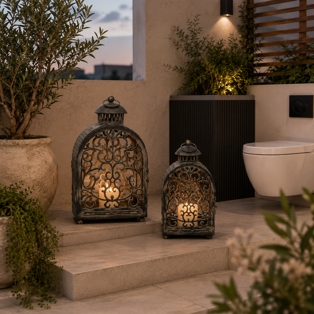 The Old World Lanterns — Set of 2