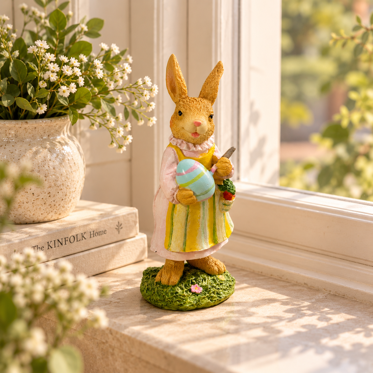 Whimsical Bunny Figurine