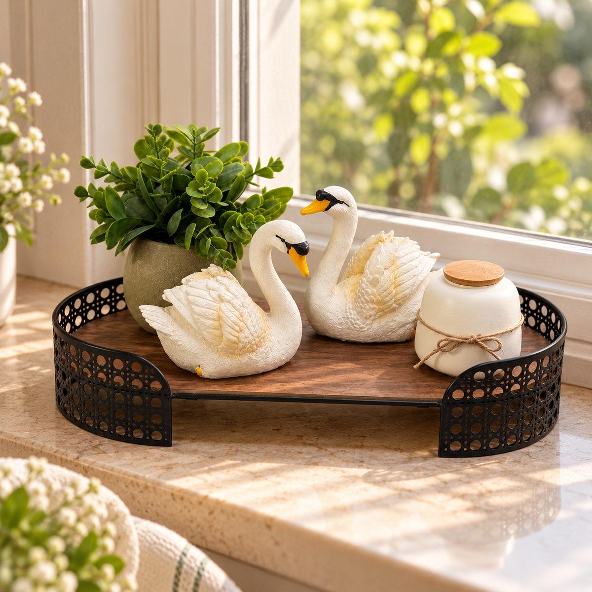 Swan & Serenity Tray
