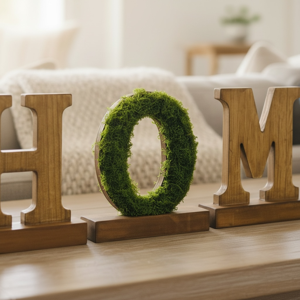 HOME stacked wooden sign
