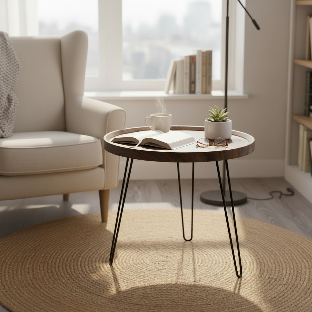 Flexi leg wooden table