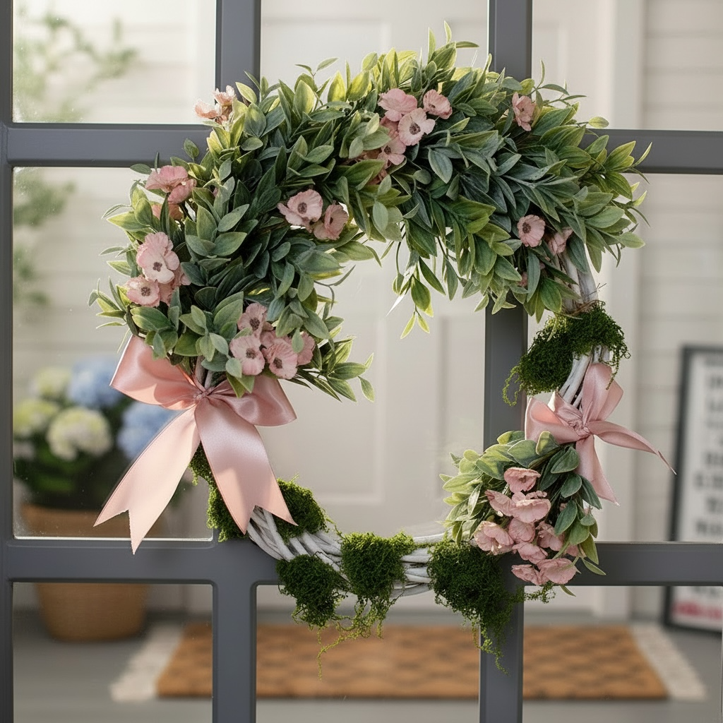 Floral whisper wreath