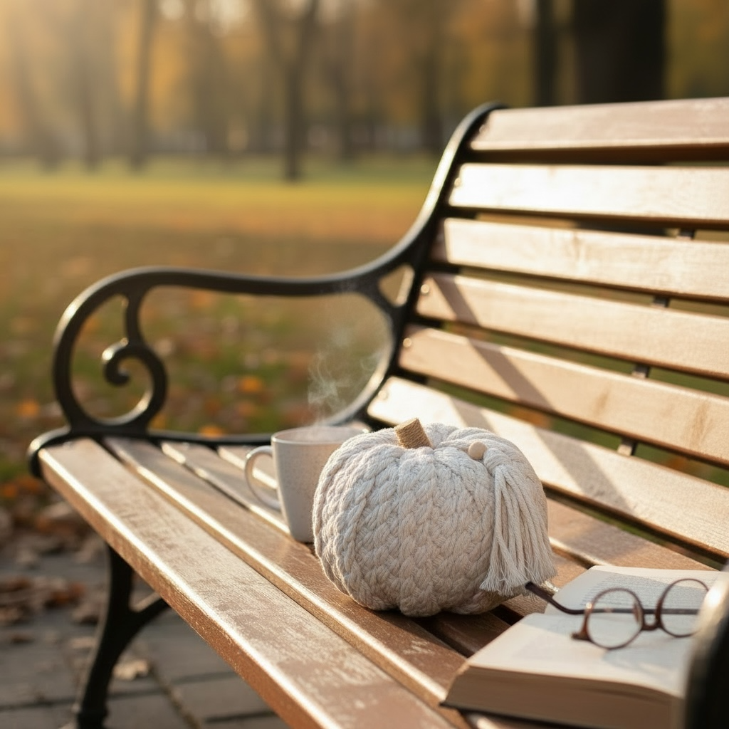 Yarn Off white pumpkin