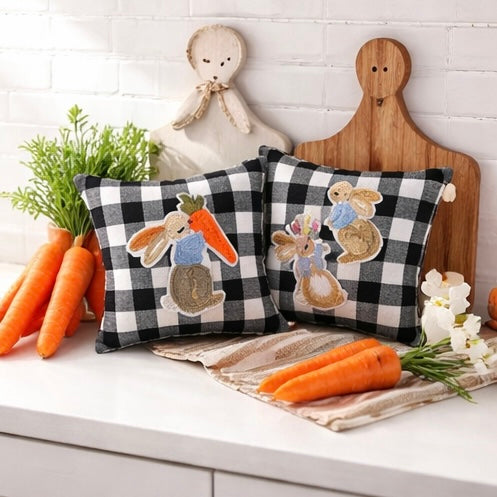 Gingham Cushion set of 2
