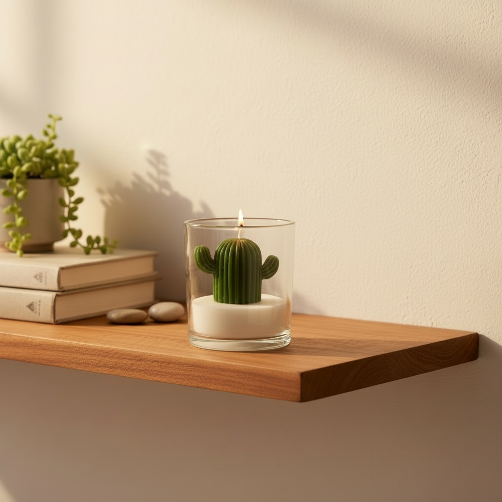 Cactus Shape candle