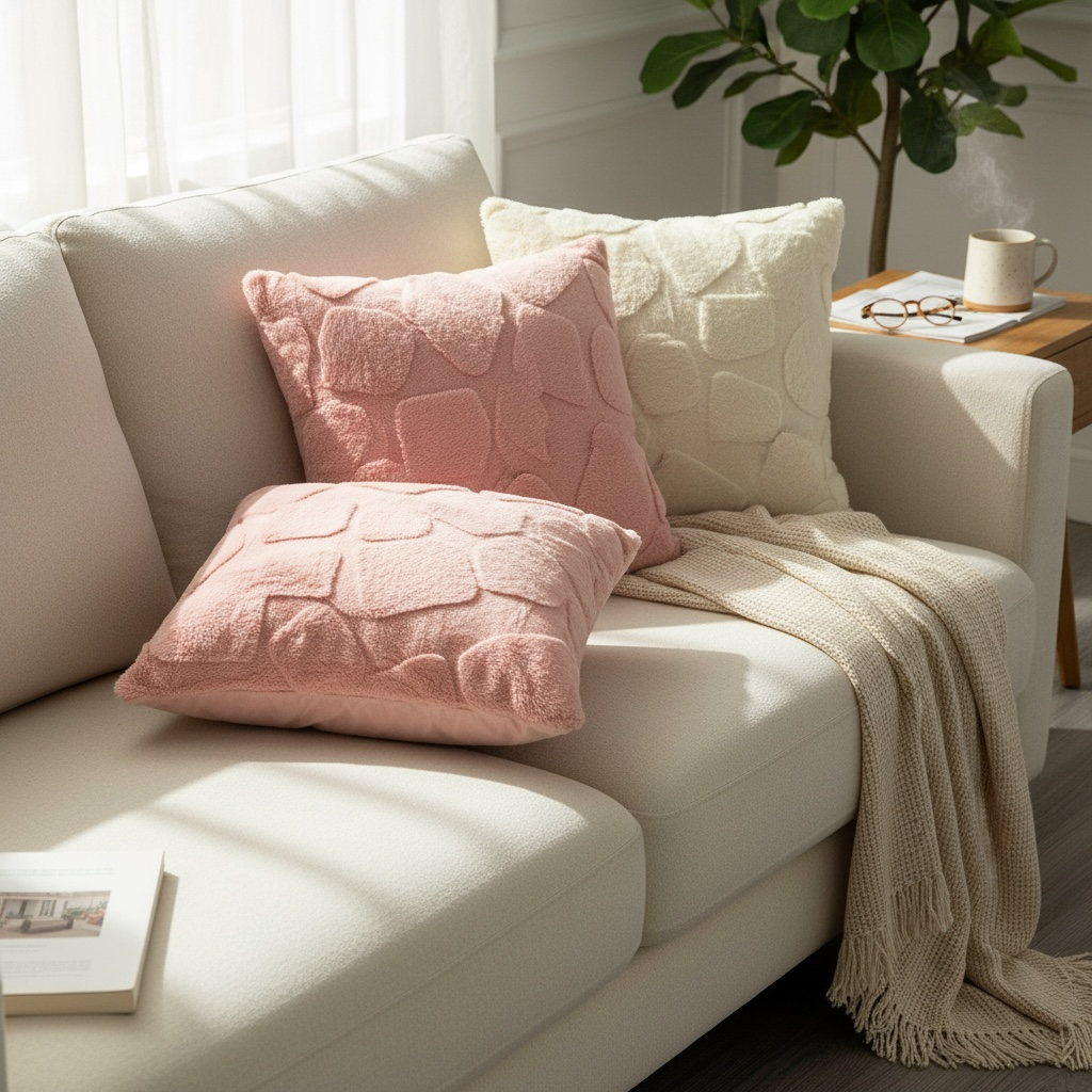 Pink self patch Cushion