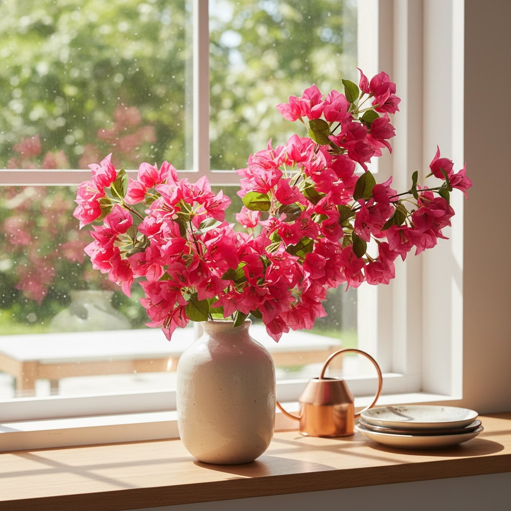 Bougainvillea stick (magenta) Set of 6