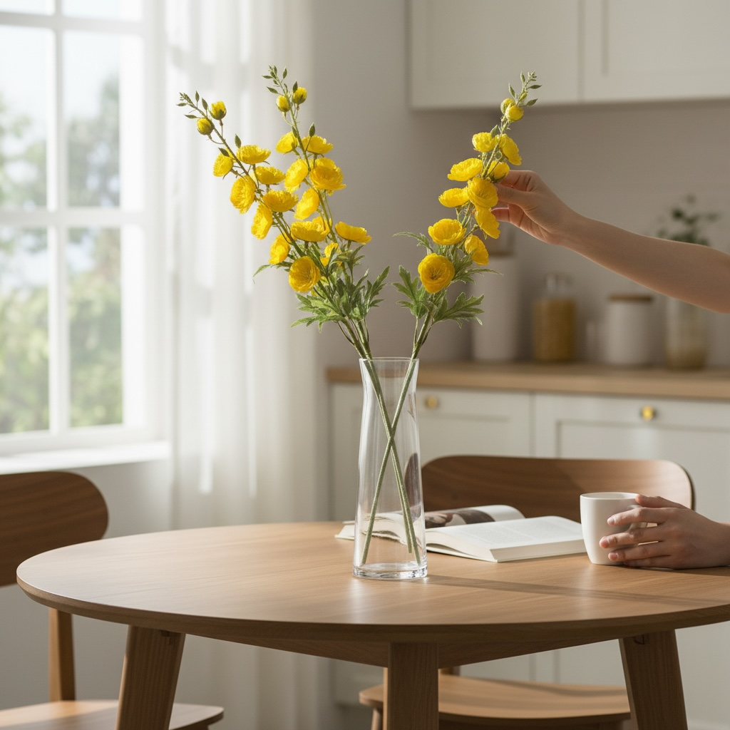 Bright yellow Sunbloom (Set of 2)