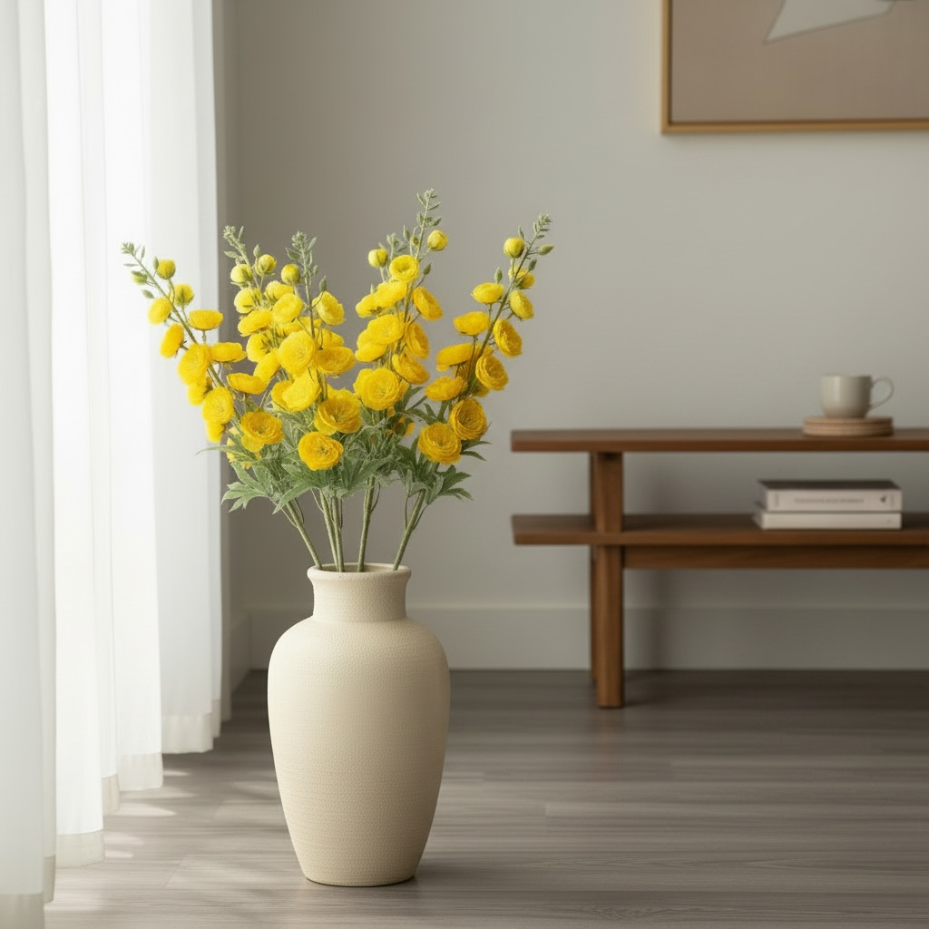Bright yellow Sunbloom (Set of 2)