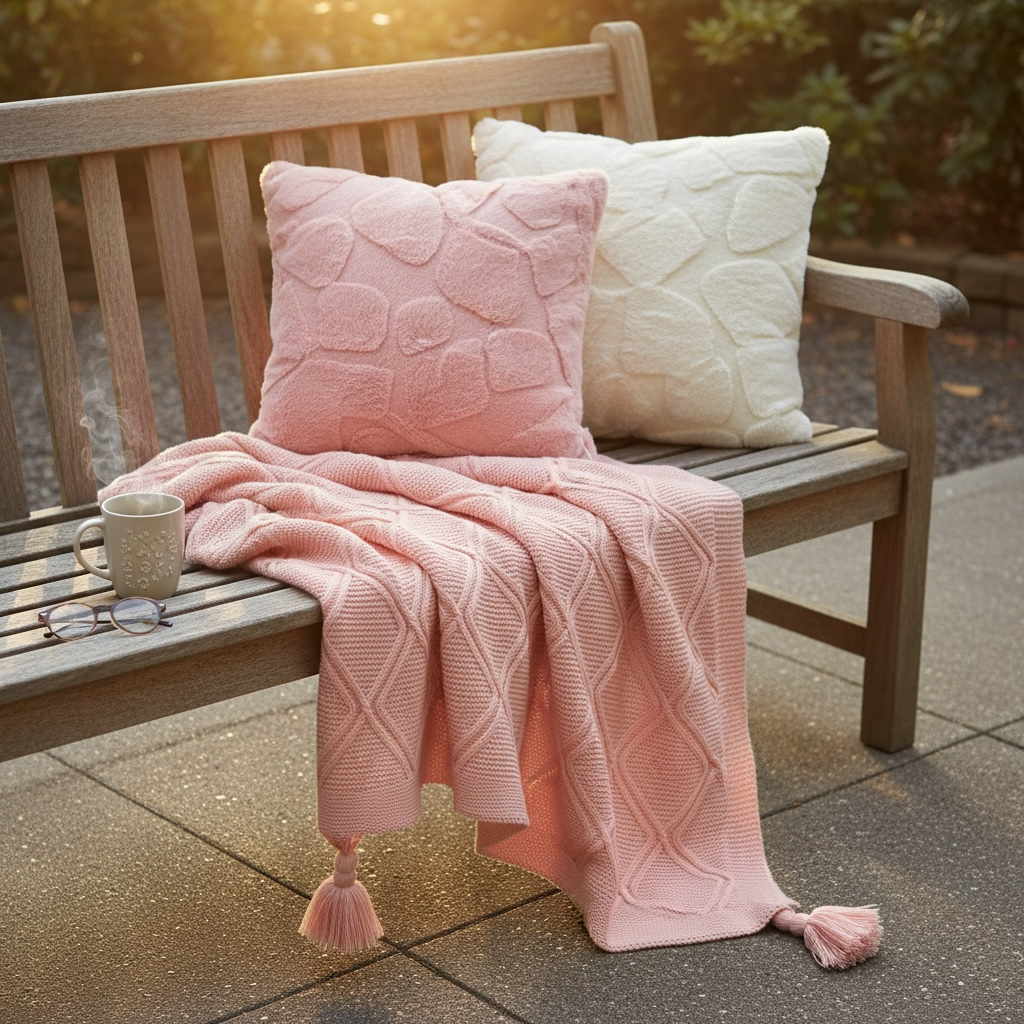 Blush & Cream Living Set