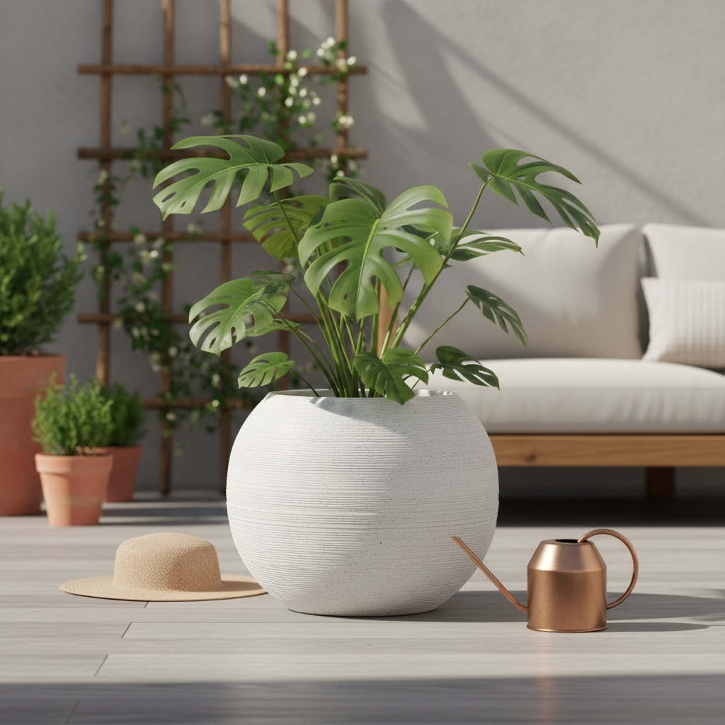 Pearl Orb Planter
