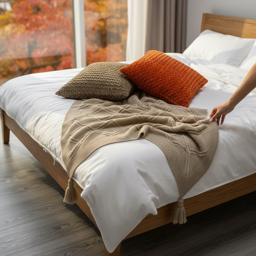 Rustic Throw & Cushion Duo
