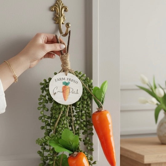 Carrot wall hanging