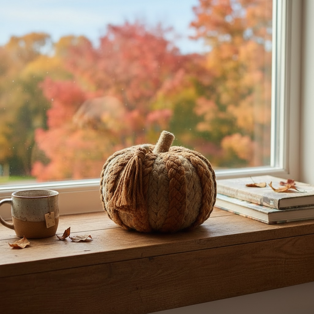 Yarn Brown pumpkin