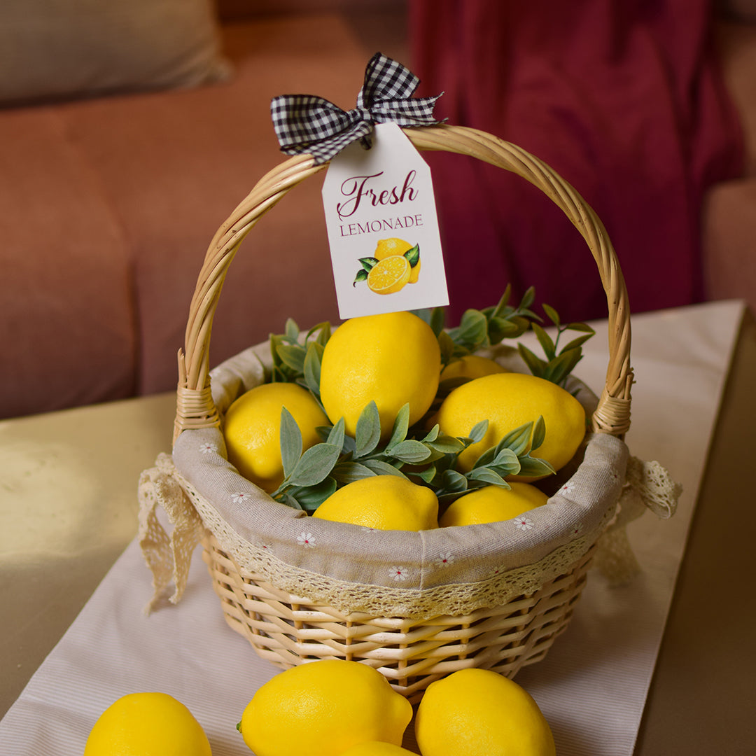 Lemon Basket Set