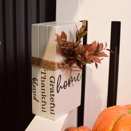 Grateful Thankful Blessed White