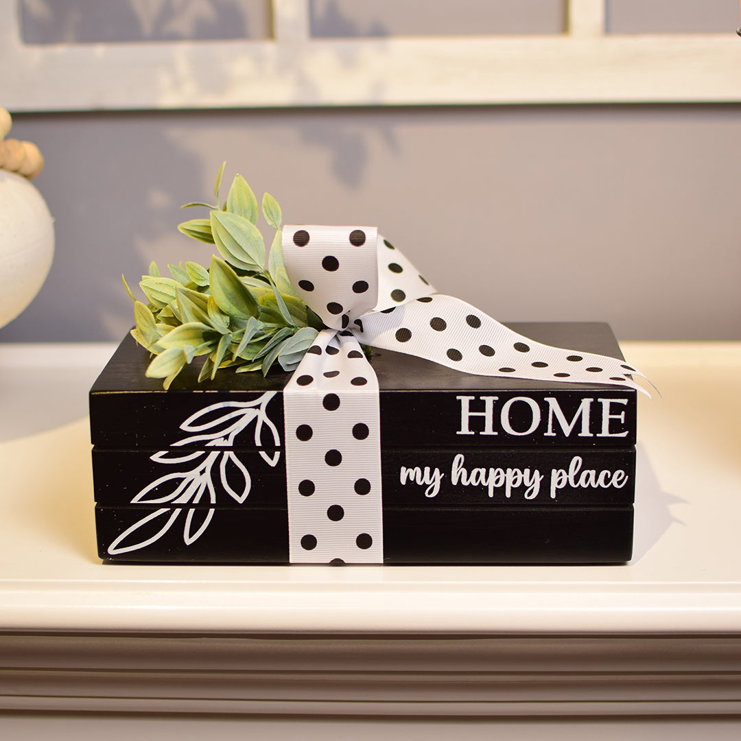 Home my happy place Black