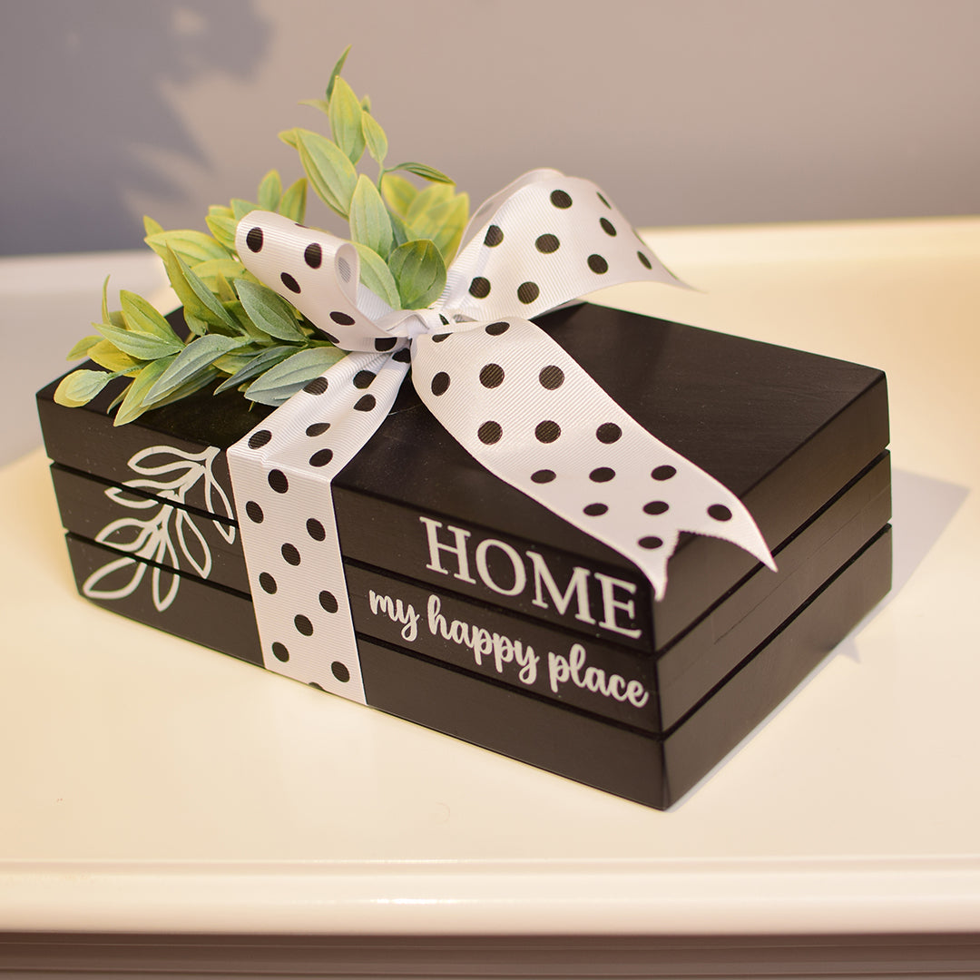 Home my happy place Black