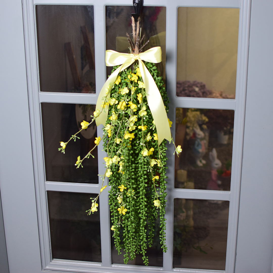 Floral door charm