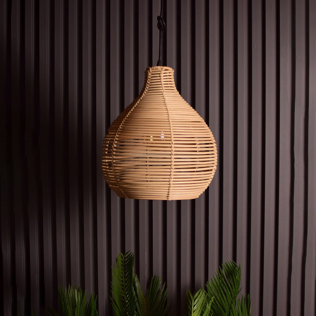 Teardrop Rattan Pendant Lamp