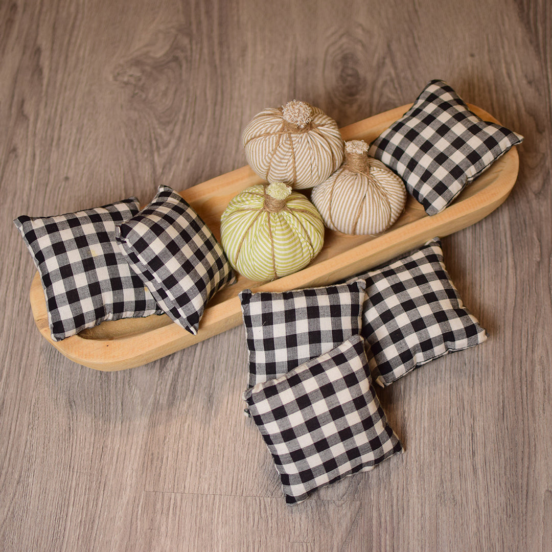 Gingham Cushion set of 3