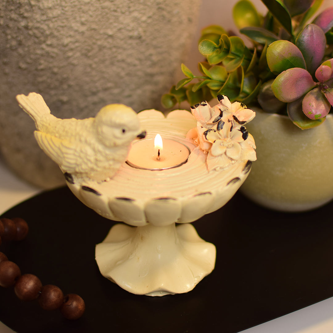 bird bath Candle holder