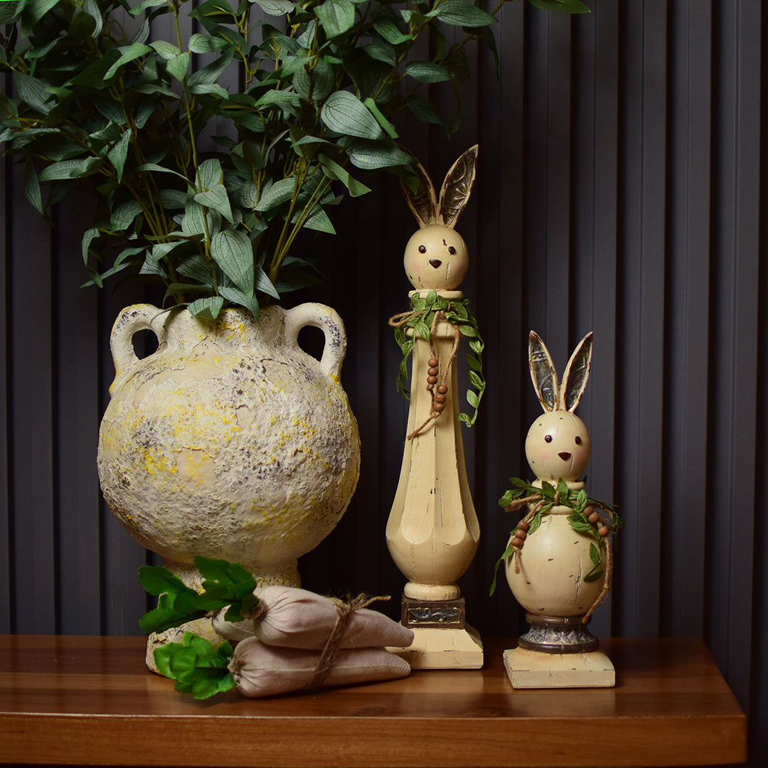 Farmhouse style wooden bunny