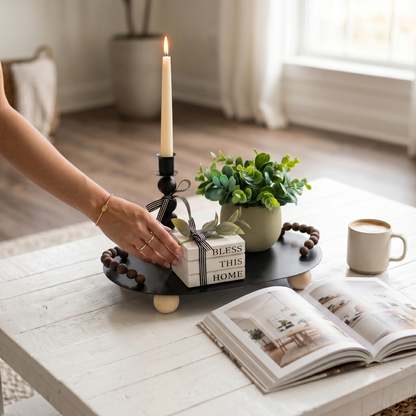 Rustic Blessings Decor Tray Set