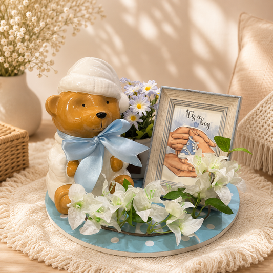 It’s a Boy Teddy Jar Hamper