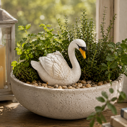 Elegant Swan Décor