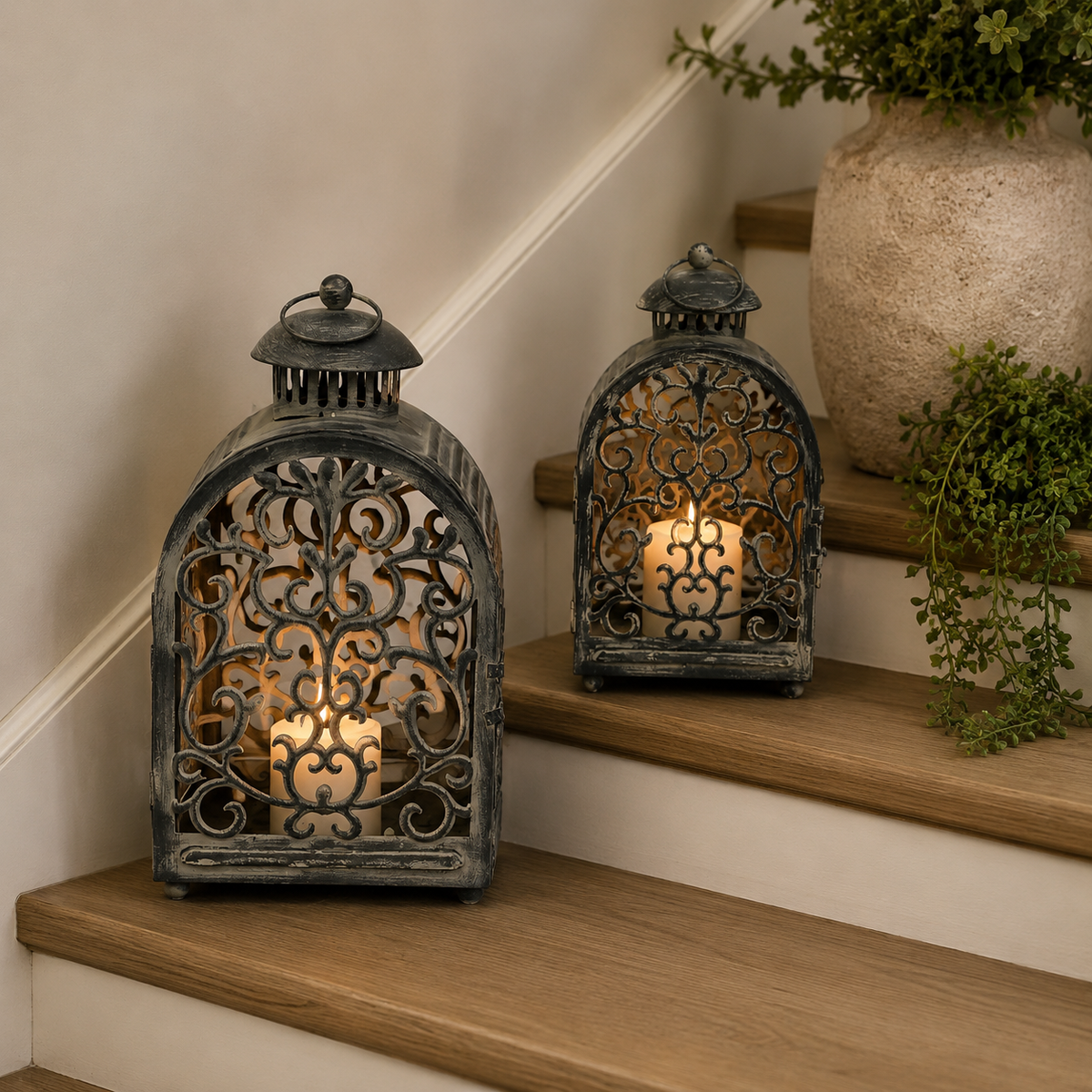 The Old World Lanterns — Set of 2