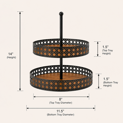 Arden Two-Tier Display Stand
