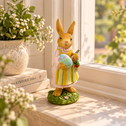 Whimsical Bunny Figurine