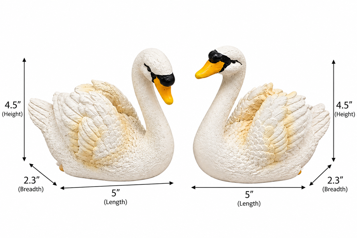 Elegant Swan Pair