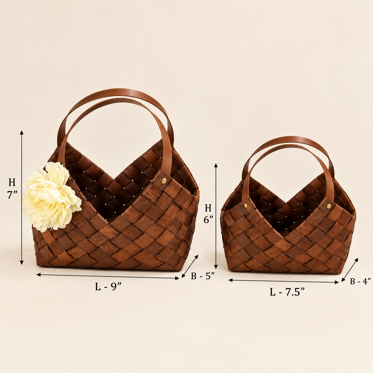 Woven Utility Baskets – Set of 2