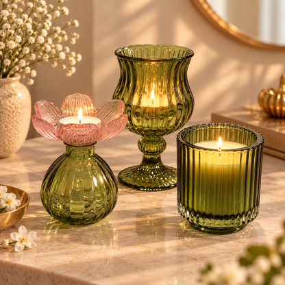 Festive Glow Candle Set