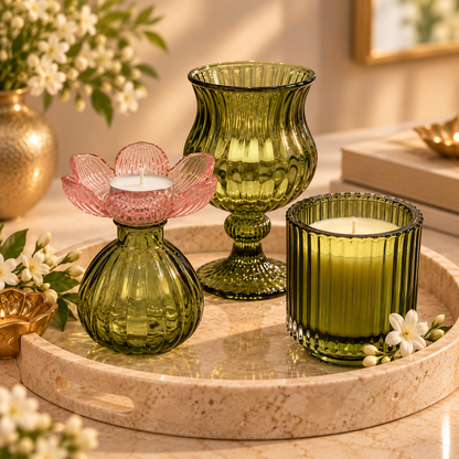 Festive Glow Candle Set