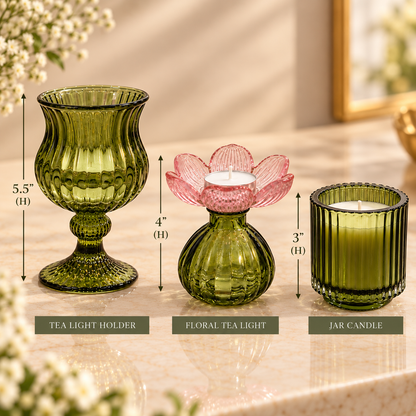 Festive Glow Candle Set