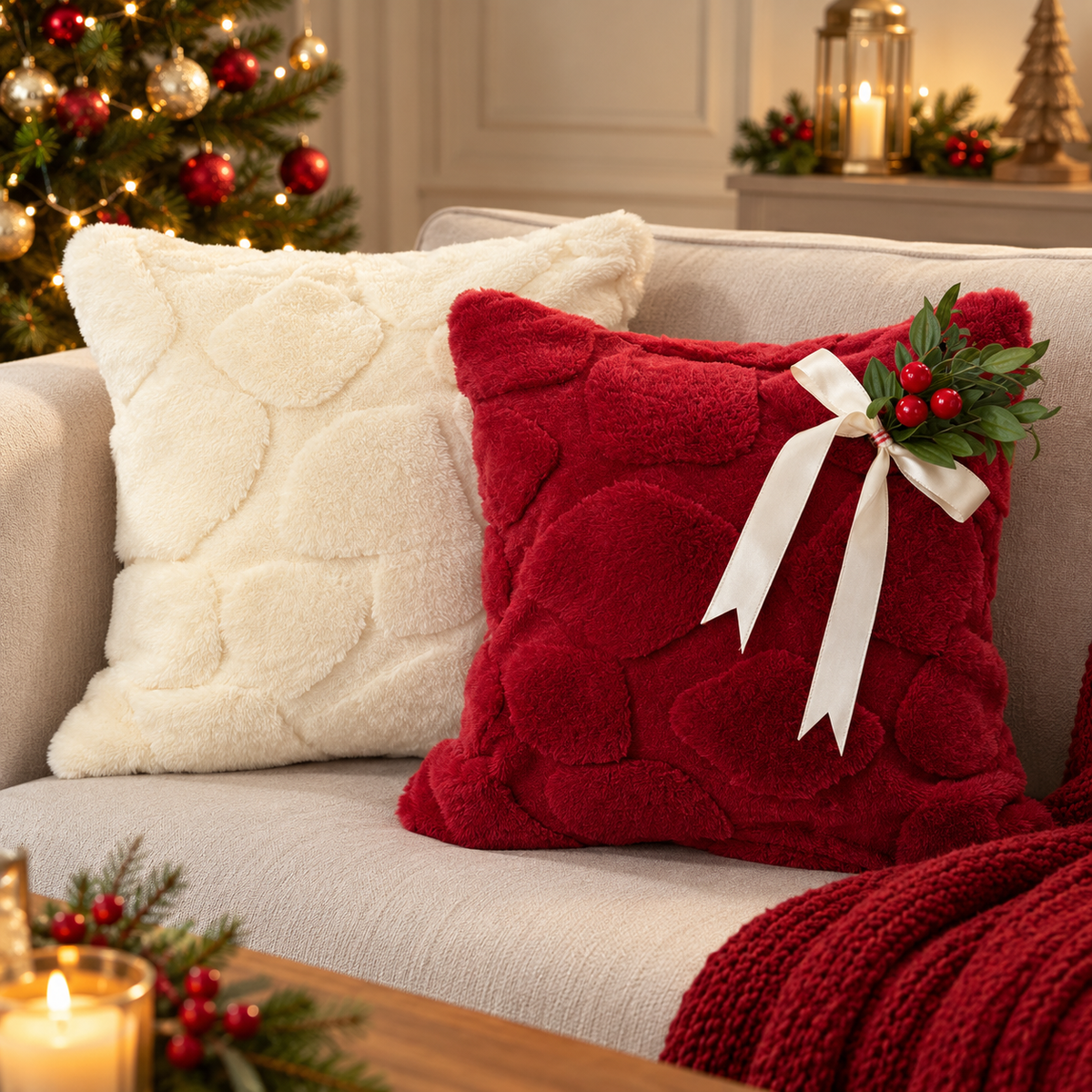 Christmas Cushion Pair