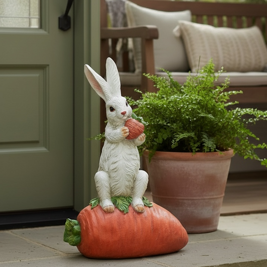 Bunny on carrot