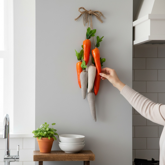Carrot wall hanging