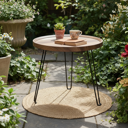 Flexi leg wooden table