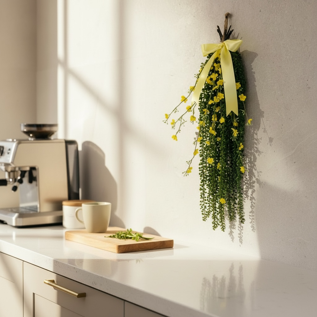 Floral door charm