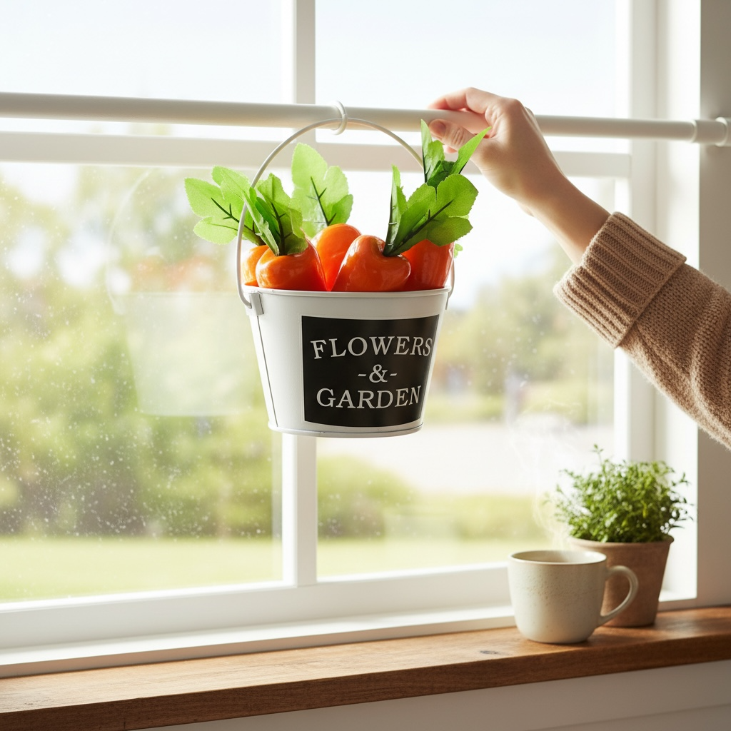 Carrot spring bucket