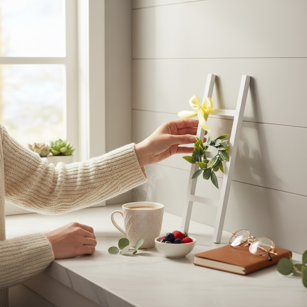 Mini spring ladder