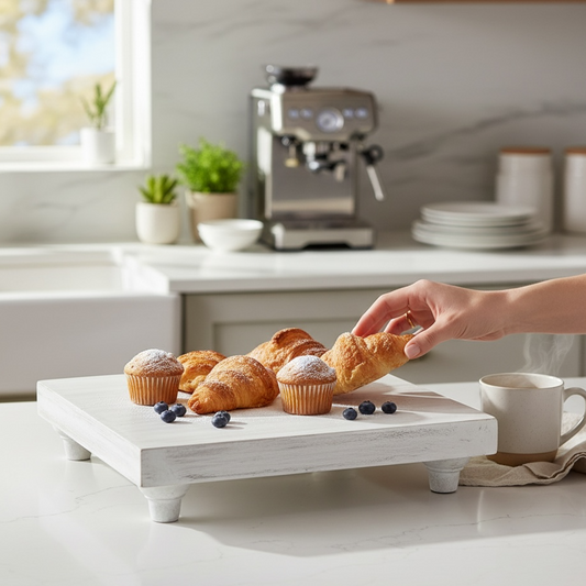 White Farmhouse Riser