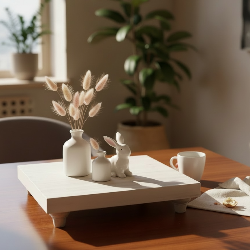 White Farmhouse Riser