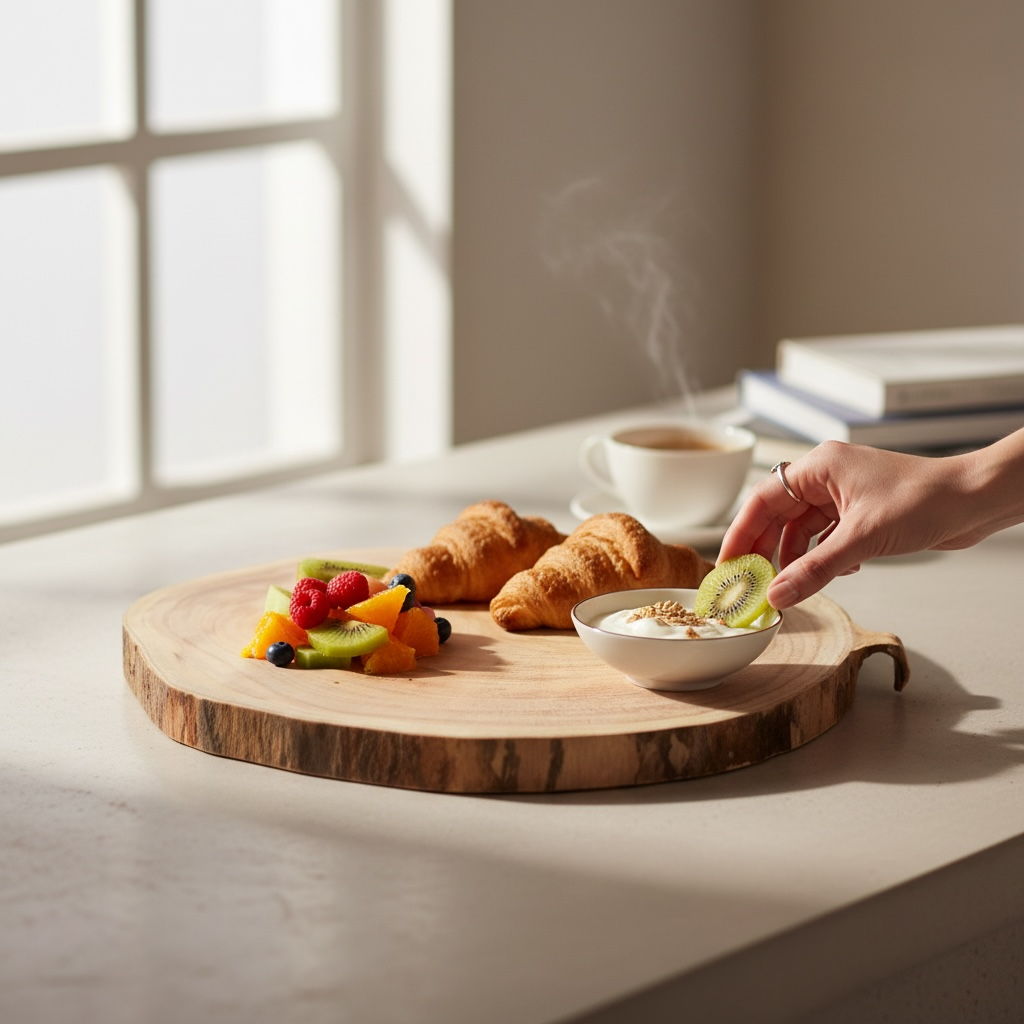 Wooden log Tray